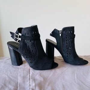 Madden girl open toes ankle booties. Size 7.5